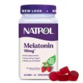Natrol Melatonin Gummies, Sleep Support for Adults, Melatonin 10 mg, 140 Strawberry-Flavored, Up to 70 Days by Natrol