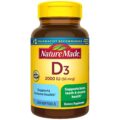 Nature Made Vitamin D3 2000 IU (50 mcg), Vitamin D Supplement for Bone, Teeth, Muscle and Immune Health Support, 250 Softgels, 250 Day Supply by Nature Made
