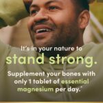 Nature's Bounty Magnesium 500 mg Tablets, High Potency Magnesium Supplement for Bone & Muscle Health, Whole Body Support, 200 Count (Pack of 1) by Nature's Bounty