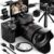 NBD 5K&64MP Digital Cameras for Photography,16X Optical Zoom Camera with 64GB Card, Vlogging Camera for YouTube with 180°Flipable 3-inch Screen, WiFi & App Control,AutoFocus,2… by NBD