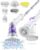 NBONEBS Electric Spin Scrubber, Cordless Shower Scrubber Rotary Floor Brushes & Pad Drivers with 6 Brush Heads – 2H Dual Speed, IPX7 Waterproof Extension Handle for Bathroom… by NBONEBS