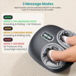 Nekteck Shiatsu Foot Massager with Heat, FSA Eligible Deep Kneading Therapy Air Compression, HSA Feet Massage Improve Blood Circulation Foot Wellness Soothing Pain Relief, Relax... by Nekteck