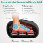Nekteck Shiatsu Foot Massager with Heat, FSA Eligible Deep Kneading Therapy Air Compression, HSA Feet Massage Improve Blood Circulation Foot Wellness Soothing Pain Relief, Relax... by Nekteck