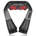 Nekteck Shiatsu Neck Massager for Pain Relief Deep Tissue with Heat, 3D Kneading Massage Pillow Back Shoulder Massagerfor Body Muscle, Plug-in Use for Home Office Car, Gifts for… by Nekteck