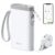 Nelko Label Maker Machine with Tape, P21 Bluetooth Label Printer, Wireless Mini Label Makers with Multiple Templates for School Office Home, White by Nelko