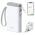 Nelko Label Maker Machine with Tape, P21 Bluetooth Label Printer, Wireless Mini Label Makers with Multiple Templates for School Office Home, White by Nelko
