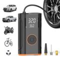 (New Upgrade) ZSX Tire Inflator Portable Air Compressor-160 PSI Air Pump with Memory Function, Electric Bike Pump with Tire Pressure Gauge, Tire Inflator for Car, Gifts for Men… by ZSX