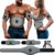 NEWPINE Fitness Belt, Powered Muscle Stimulator for Home Use, for Muscle Conditioning Grey by NEWPINE