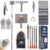 NexaGlow Baseboard Cleaner Tool with Handle | 3-in-1 Adjustable Cleaning Mop with Microfiber Pads & Gloves | 180° Wall Mop Cleaner with 66″ Long Handle for Walls, Windows,… by Generic