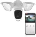 NEXXT Smart Wi-Fi Floodlight Camera – Outdoor Security, 2500 Lumens, 2K 150° View, Weather Resistant, Motion Detection, Night Vision, App Control | Camara de Seguridad by Nexxt Solutions