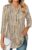Ninedaily Womens Tops Dressy Casual 3/4 Sleeve V Neck Chiffon Shirt Work Blouses by Ninedaily