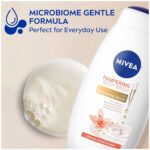 NIVEA Delicate Orchid and Amber Body Wash with Nourishing Serum, 20 Fl Oz Bottle by NIVEA
