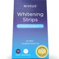 Niveus Teeth Whitening Strips – Sensitive Whitening Strips, 9% Hydrogen Peroxide with Hydroxyapatite to Reduce Sensitivity and Protect Enamel – 14 Strips Mint (1 Count (Pack of 7)) by Niveus