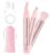 Nose Hair Trimmer for Women 3in1 Facial Hair Removal Trimmers- Rechargeable, Waterproof, Portable with Travel Bag- Trims Nose, Ear, Eyebrow, Peach-Fuzz, Lips, Chin Face Hair… by HEBECA