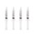 Novashine Teeth Whitening Gel Syringe Refill Pack (4) 5ml Syringes, 3 Month Supply, No Sensitivity, Use with Novashine LED Light by Novashine