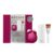 NuFACE MINI+ Microcurrent Facial Device Kit – Limited Edition FDA Cleared Face Massager Device + Microcurrent Gel Activator & Applicator Brush – Velvet Rose by NuFACE