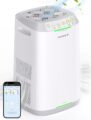 Nuwave Air Purifiers for Home Large Room, Washable and Reusable Bio Guard Filter, Air Purifier for Smoke, Dust, Pollen, Removes up to 100% Particles 3x Smaller Than HEPA, Sleep… by Nuwave