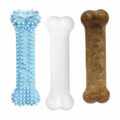 Nylabone New Puppy Starter Kit, Chew Toys & Natural Chew Treat for Puppies, Puppy Enrichment Teething Toys, Blue, Long Lasting Chicken & Bacon Flavor, Small Dogs – Up to 25 Ibs,… by Nylabone