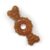 Nylabone Ring Bone Chew Toy for Puppies, Puppy Teething Toys, Puppy Enrichment Toys, Chicken Flavor, X-Small Dogs – Up to 15 lbs, 1 Count by Nylabone