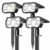 NYMPHY Solar Lights Outdoor Waterproof IP68, 56 LED 3 Lighting Modes Solar Powered Garden Yard Spot Solar Lights for Outside Landscape- 4 Pack (Cool White) by NYMPHY