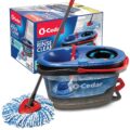 O-Cedar RinseClean Spin Mop & Bucket System | Clean with Clean Water | Removes 99% of Bacteria by O-Cedar