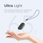 OCOOPA Magnetic Rechargeable Hand Warmers 2 Pack, Ultrathin Electric Handwarmers, Portable Pocket-Sized Heater, for Men, Women Purse Must Haves, Union UT3 Lite by OCOOPA