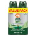 OFF! Deep Woods Insect Repellent Aerosol, Dry, Non-Greasy Formula, Bug Spray with Long Lasting Protection from Mosquitoes, 4 Oz, 2 Count by OFF!