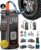 OlarHike Cordless Tire Inflator Portable Air Compressor, 150PSI Dual Power – 5400mAh & 12V DC, Air Pump for Car Tires, Bike, Motorcycle, Bicycle, Electric Pump with LED Light &… by OlarHike