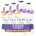 Olay Body Wash for Women, Age Defying with Vitamin E, 24hr Moisturizing, Hydrating & Refreshing, B3 Vitamin Complex, Free of Parabens & Phthalates, For All Skin Types, Scented,… by Olay