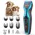 Oneisall Dog Clippers for Grooming – 2-Speed Super Power, 50dB Quiet Rechargeable Cordless Trimmer With Detachable Stainless Steel Blade for Small & Large Dogs With Thick Coats by oneisall