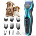 Oneisall Dog Clippers for Grooming – 2-Speed Super Power, 50dB Quiet Rechargeable Cordless Trimmer With Detachable Stainless Steel Blade for Small & Large Dogs With Thick Coats by oneisall