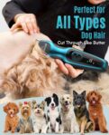 oneisall Dog Clippers for Grooming for Thick Coats with Detachable Stainless Steel Blade Cordless Rechargeable Dog Grooming Kit for Full Body DTJ001 by oneisall