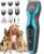 oneisall Dog Clippers for Grooming for Thick Coats with Detachable Stainless Steel Blade Cordless Rechargeable Dog Grooming Kit for Full Body DTJ001 by oneisall