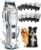oneisall Dog Clippers for Grooming for Thick Heavy Coats/Low Noise Rechargeable Cordless Pet Shaver with Stainless Steel Blade/Waterproof Dog Shaver for Dogs Pets and Animals… by oneisall