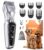 oneisall Dog Clippers for Grooming Thick Hair, Low Noise Cordless Dog Shavers, 2-Speed Pet Hair Trimmer Grooming Kit for Home Groomer by oneisall
