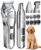 oneisall Dog Clippers for Grooming Thick/Heavy Coats, 4-in-1 Dog Grooming Kit Low Noise with Stainless Steel Blade, Cordless Dogs Paw Trimmer Pet Nail Grinder for Small & Large… by oneisall