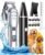 oneisall Dog Grooming Kit for Heavy Thick Hair&Coats/Low Noise Rechargeable Cordless Waterproof Dog Clippers for Grooming Animals&Pets/Pet Shaver with Stainless Steel Blade and… by oneisall