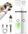 oneisall Dog Paw Trimmer, Cordless Paw Hair Trimmer for Dogs with Double Blades, Quiet 2 Speed Small Dog Grooming Clippers for Paws, Eyes, Ears, Face, Rump (White) by oneisall