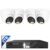 ONWOTE 4K NVR PoE Security Camera System 2 Way Audio, 8 Channel NVR 2TB, 4X 8MP Wired Outdoor IP Cameras, 125° FoV, AI Human Vehicle Detection Trigger Color Night Vision, CCTV… by ONWOTE