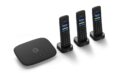 Ooma Telo VoIP with 3 HD3 Handsets Complete Home Phone System for Unlimited Nationwide Calling, Mobile App Access, and Robocall Blocking Affordable Landline Replacement by ooma