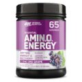 Optimum Nutrition Amino Energy – Pre Workout with Green Tea, BCAA, Amino Acids, Keto Friendly, Green Coffee Extract, Energy Powder – Concord Grape, 65 Servings (Packaging May Vary) by Optimum Nutrition