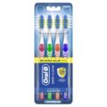 Oral-B Bacteria Blast Manual Toothbrush, Soft, 4 Count by Oral-B