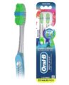 Oral-B Pro Health Fights Plaque & Tartar, 2 Count Medium Manual Toothbrush Pack, Indicator Bristles, Plaque Fighter, Gentle on Teeth by Oral-B