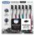 Oral-B Toothbrush Charcoal Infused CrossAction Bristles remove Plaque Stain Naturally Whitens Teeth (Medium) by Oral-B
