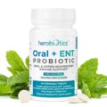 Oral Probiotics for Better Breath, Gingivitis, Strep Throat, Tonsil Stones, ENT – 6 Bn CFU Oral Probiotics with Lactobacillus Reuteri, L. Plantarum & BLIS K12-45 Chewable Tablets by herobiotics