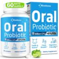 Oral Probiotics for Mouth Bad Breath for Adults 11 Billion CFU, Best Breath Oral Dental Probiotics for Teeth & Gums, Dry Mouth, Gum Restore, Fresh Breath, Chronic Halitosis &… by Mswkeou