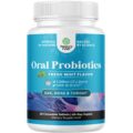 Oral Probiotics for Teeth and Gums – Minty Fresh BLIS K12 Oral Probiotics for Mouth Bad Breath Dry Mouth and Dental Health Support with 3 Billion CFU – Chewable Xylitol Lozenges… by Natures Craft