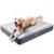 Orthopedic Dog Bed for Large Dogs – Big Waterproof Dog Crate Bed with Removable Washable Cover, Egg Crate Foam Support, Anti-Slip Bottom, Deluxe Plush Pet Bed Mat (Grey) by Sunheir