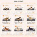 Orthopedic dog beds in different colors by