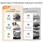 Orthopedic dog beds in different colors by
